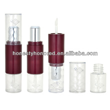 Custom Double Ended Plastic Lipstick Case Lipgloss Tubes